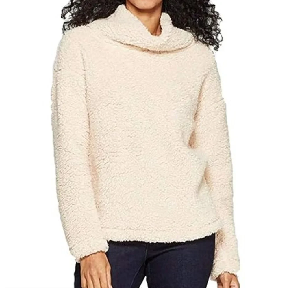 A New Day Women's Size Large Oversized Cozy Sweater Cream